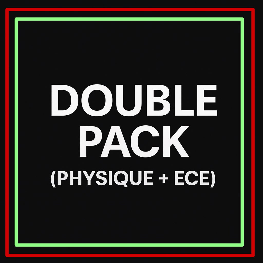 DOUBLE PACK REUSSITE ( PHYSIQUE + ECE )