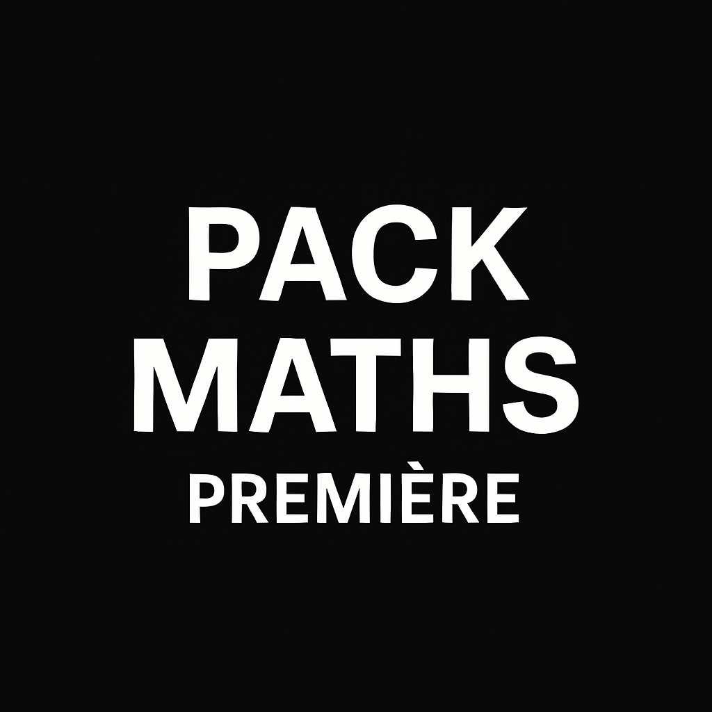PACK PREMIERE ( MATHS )